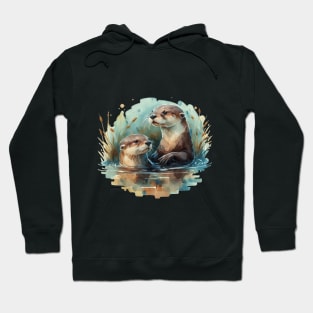 Otters at rest Hoodie